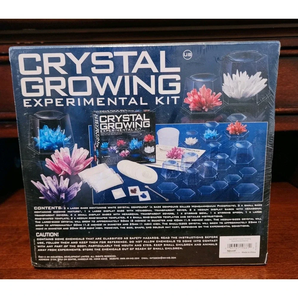 Crystal Growing‎ Experiment Science Kit Wrapped In Original Packaging!